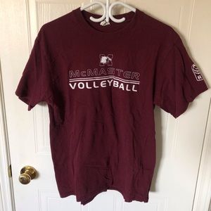 McMaster volleyball t-shirt